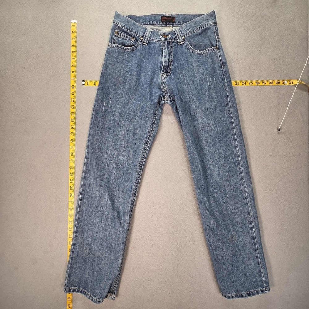 VTG Levis Engineered Jeans Mens Medium Wash Blue Straight Twisted Fits 29x30